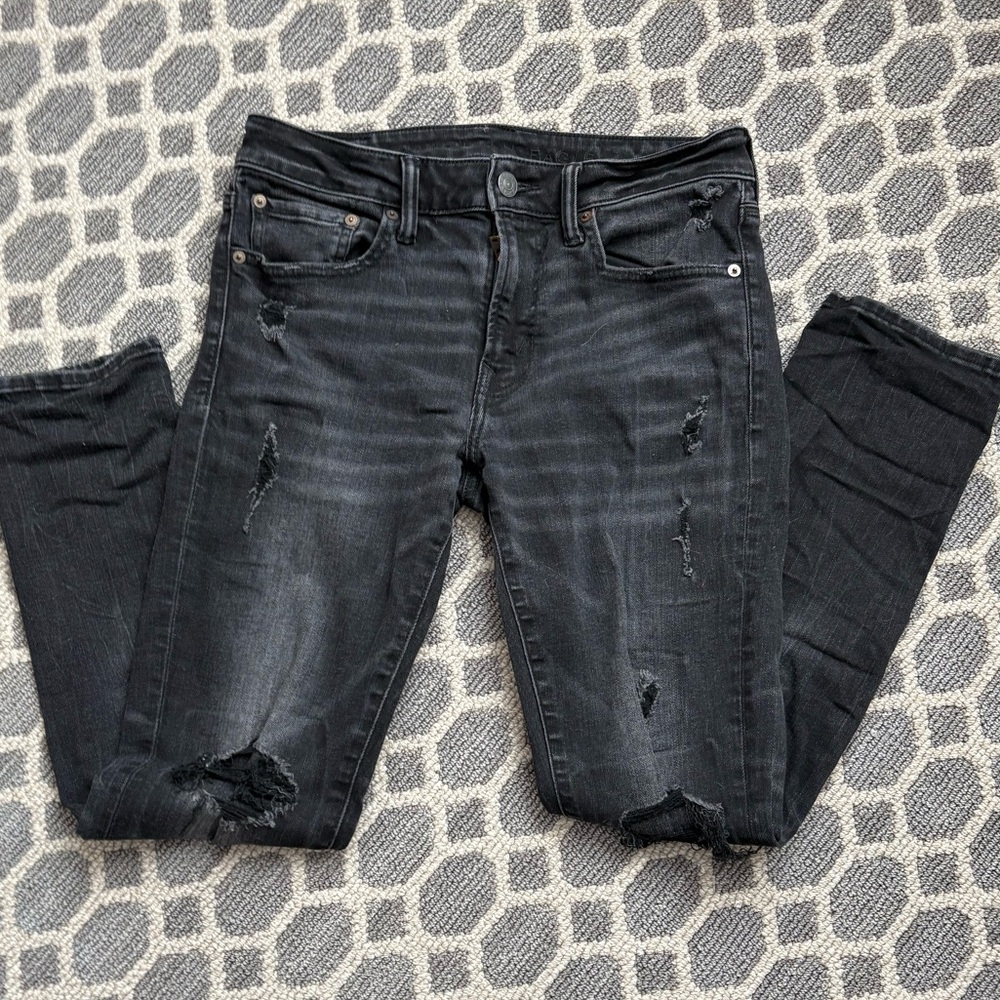 American Eagle N(E)XT Level Flex distressed jeans